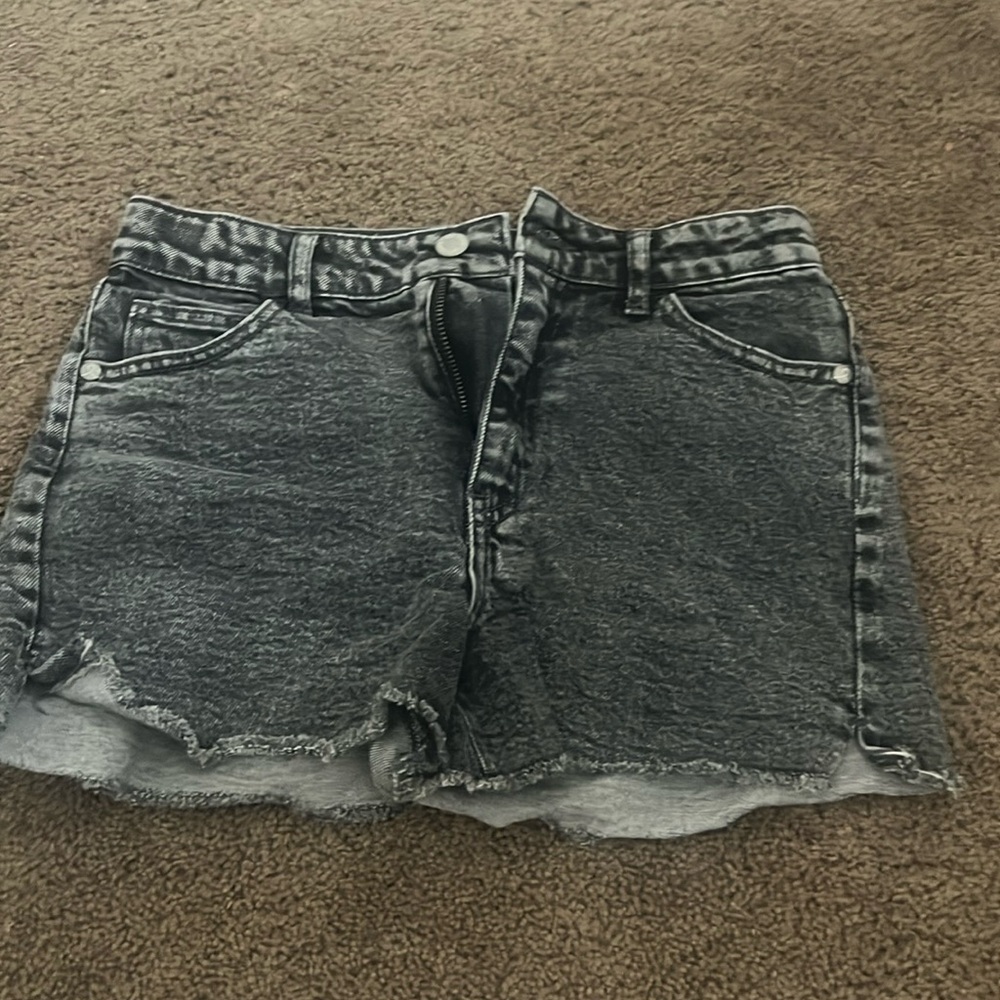 black target jean shorts